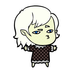 cartoon vampire girl