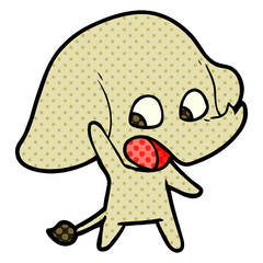 cute cartoon elephant