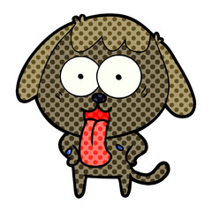 cute cartoon dog