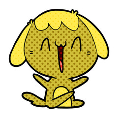 cute cartoon dog
