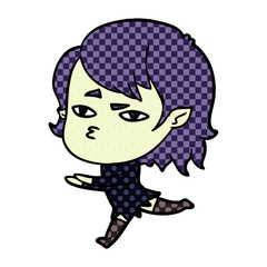 cartoon vampire girl