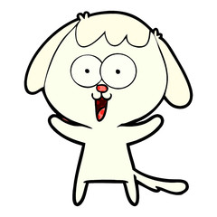 cute cartoon dog
