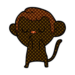 cartoon monkey