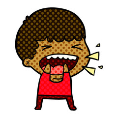 cartoon laughing man