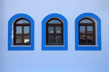 Fenster der Kirche bei Kamari, Kos