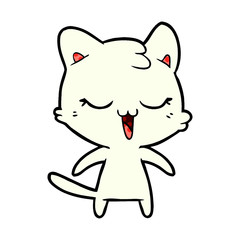 Obraz premium cartoon cat