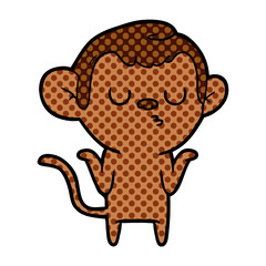 cartoon monkey