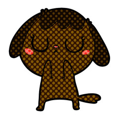 cute cartoon dog