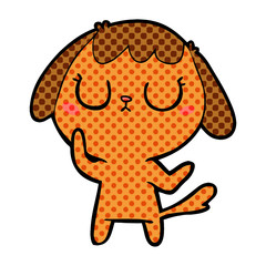 cute cartoon dog