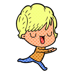 cartoon woman talking