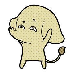 cartoon elephant remembering