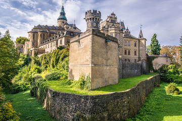 Exterior of castle in Frydlant city - one of the most visited tourist attraction in Czech Republic © Fotokon