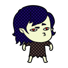 cartoon vampire girl