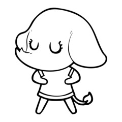 cute cartoon elephant