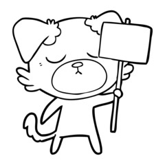 cute cartoon dog