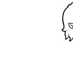 cartoon laughing vampire girl