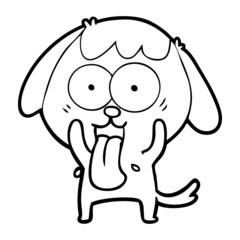 cute cartoon dog