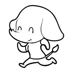 cute cartoon elephant