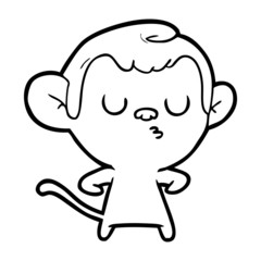 cartoon monkey