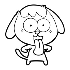 cute cartoon dog