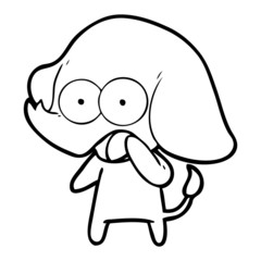 cute cartoon elephant