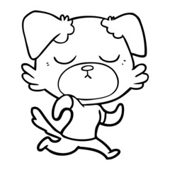 cute cartoon dog