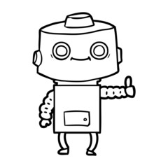 cartoon robot