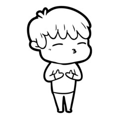 cartoon frustrated man