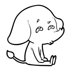 cartoon elephant remembering