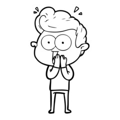 cartoon man