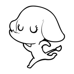 cute cartoon elephant