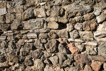 Rough stone wall texture