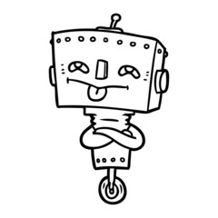 cartoon robot