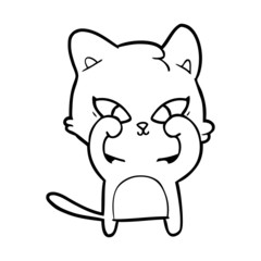 cute cartoon cat