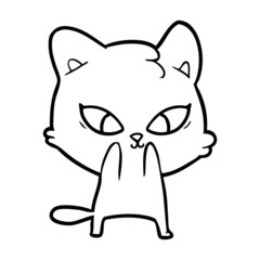 cute cartoon cat