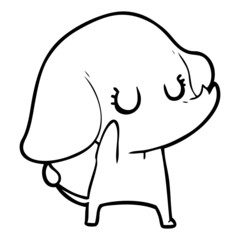 cute cartoon elephant