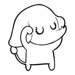 cute cartoon elephant