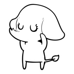 cute cartoon elephant