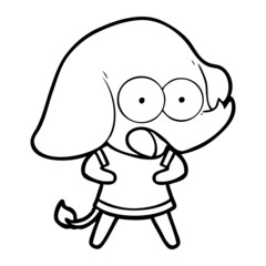 cute cartoon elephant