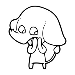 cute cartoon elephant