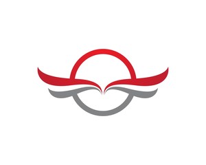 Falcon Wing Logo Template