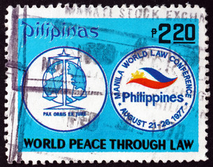 Postage stamp Philippines 1977 Conference Emblem