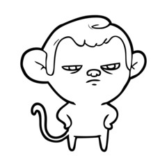 cartoon monkey