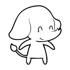 cute cartoon elephant