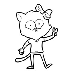 cartoon cat