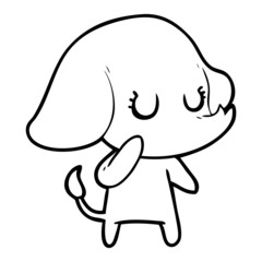 cute cartoon elephant