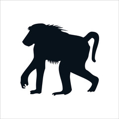 Monkey icon. Vector Illustration