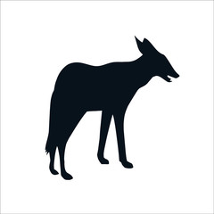 Coyote icon. Vector Illustration
