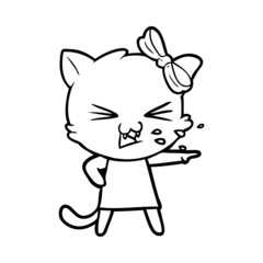 cartoon cat
