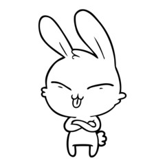 cute cartoon rabbit
